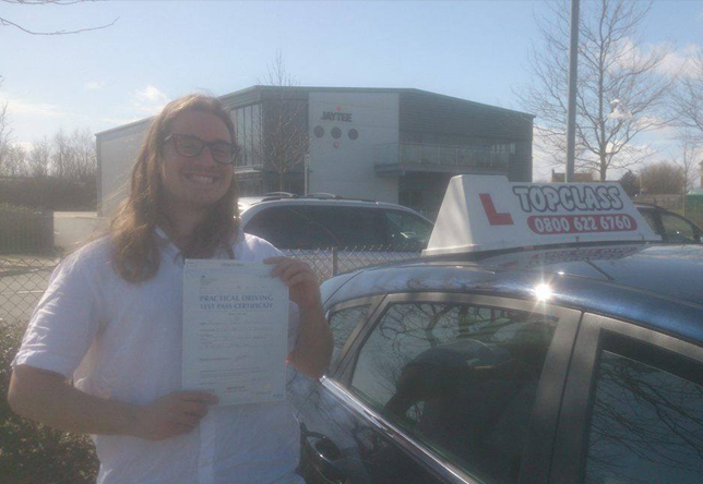 Driving Lesson Test Pass in Herne Bay - Alex Robson