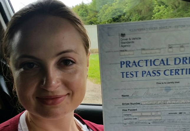 Driving Lesson Test Pass in Sittingbourne - Alexandra Magamedov