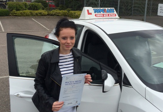 Driving Lesson Test Pass in Gravesend - Amy