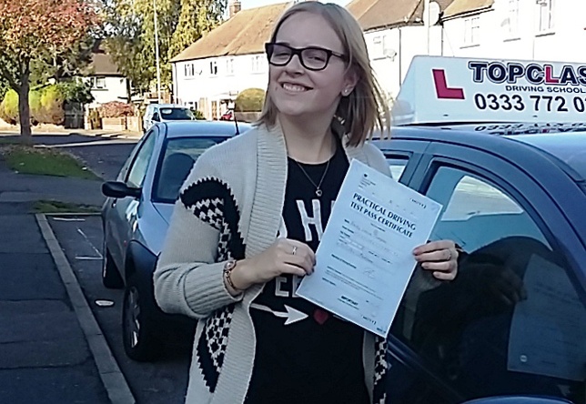 Driving Lesson Test Pass in Maidstone - Becky Thompson