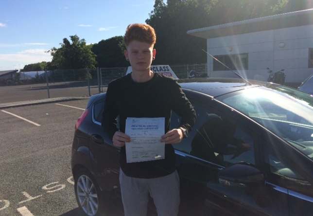 Driving Lesson Test Pass in Chatham - Bradley Rudd