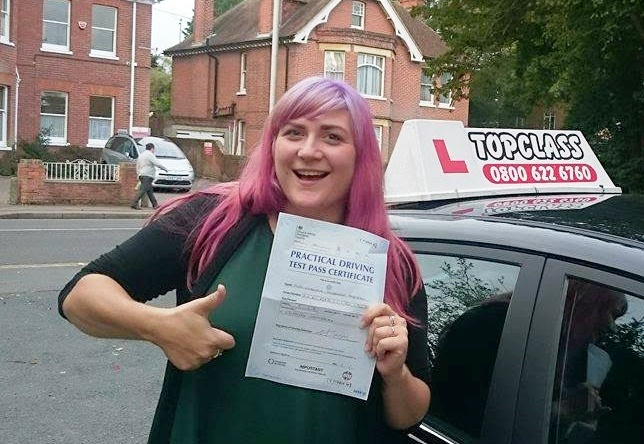 Driving Lesson Test Pass in Canterbury - Caroline Dabiran