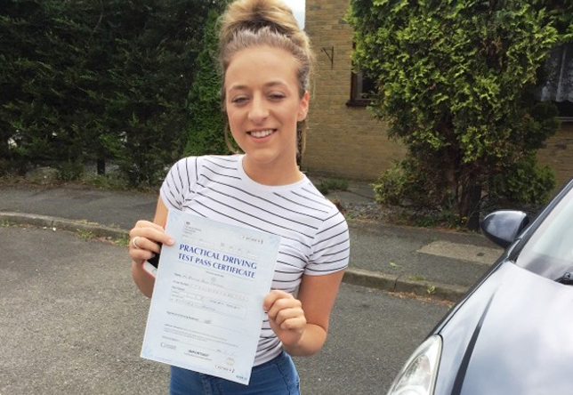 Driving Lesson Test Pass in Maidstone - Kayleigh Stanley