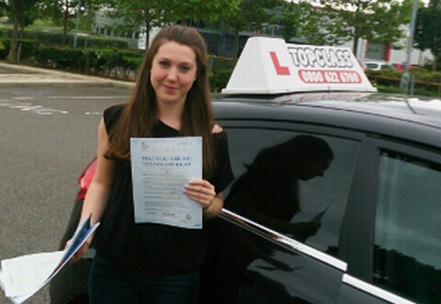 Driving Lesson Test Pass in Herne Bay - Elizabeth Glass