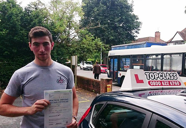 Driving Lesson Test Pass in Canterbury - James King