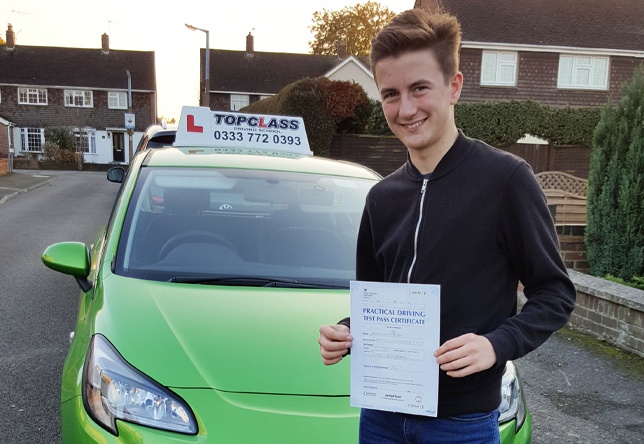 Driving Lesson Test Pass in Gillingham  - Josh Attridge