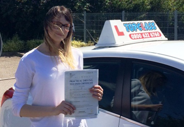 Driving Lesson Test Pass in Gravesend - Liberty Bourne