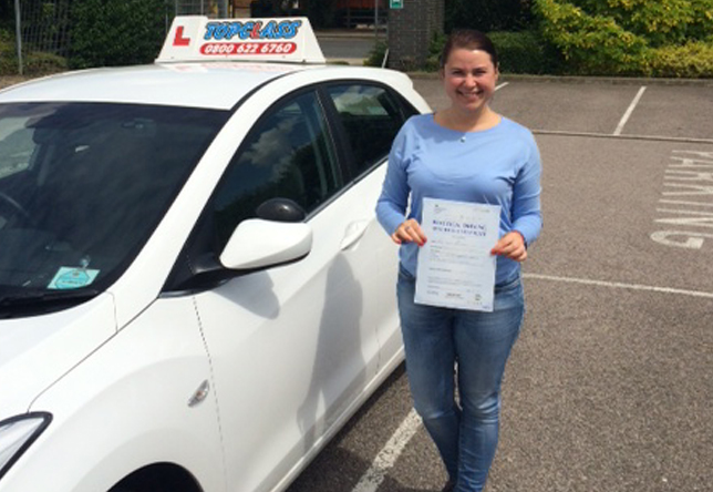 Driving Lesson Test Pass in Gravesend - Olga Jackimovic