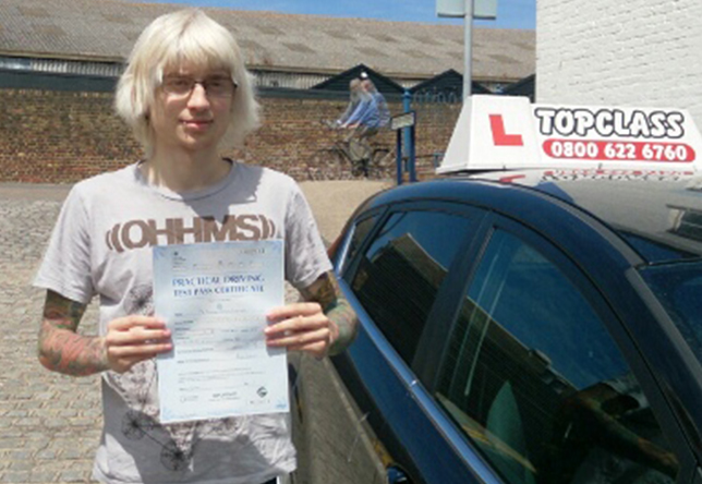 Driving Lesson Test Pass in Herne Bay - Ronnie Sullivan