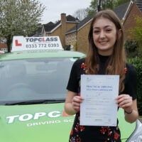 Driving Lessons Gillingham – Customer Reviews – Molly Short