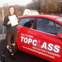 Driving Lessons Gillingham - Customer Reviews - Hannah Shultz