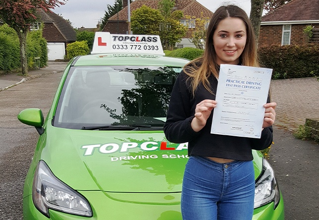 Driving Lessons Gillingham - Customer Reviews - Amy Springet