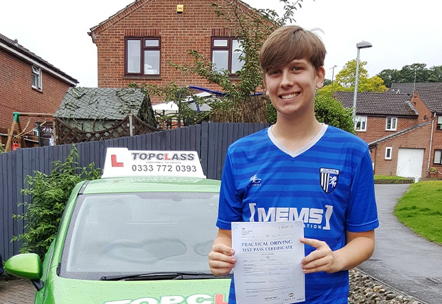 Driving Lesson Test Pass in Chatham - Callum Johnson