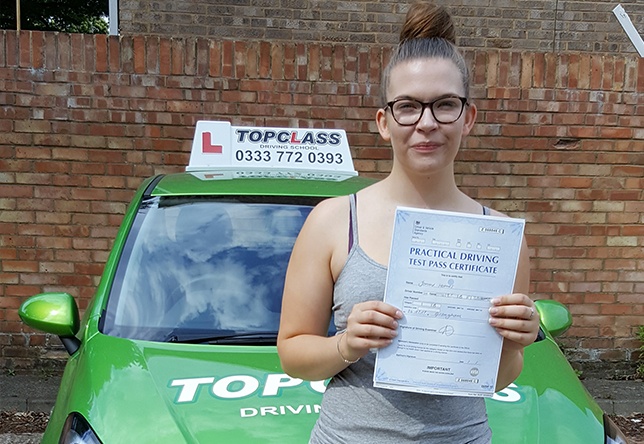 Driving Lesson Test Pass in Gillingham - Jemma Holmes