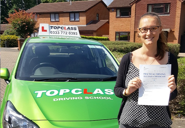 Driving Lesson Test Pass in Gillingham - Rebecca Hall