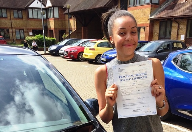 Driving Lesson Test Pass in Maidstone - Shenice Waters